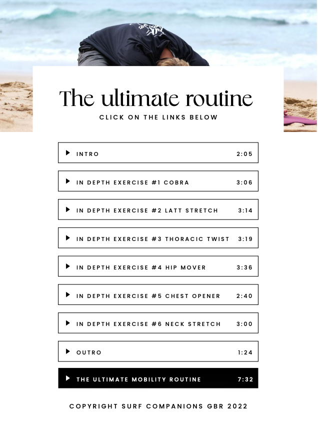 Surf-Mobilitätsroutine
